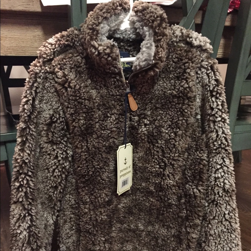 Simply Southern Mocha Sherpa Kids Size Medium NWT